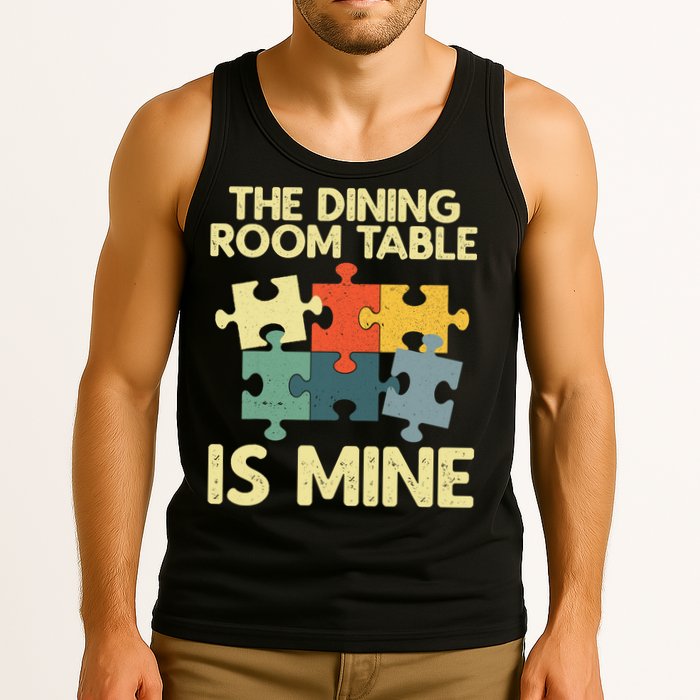 Funny Puzzle Design For Jigsaw Puzzle Lover Tank Top