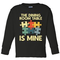 Funny Puzzle Design For Jigsaw Puzzle Lover Toddler Long Sleeve Shirt