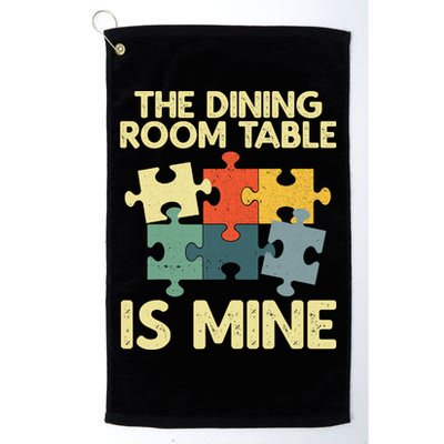 Funny Puzzle Design For Jigsaw Puzzle Lover Golf Towel