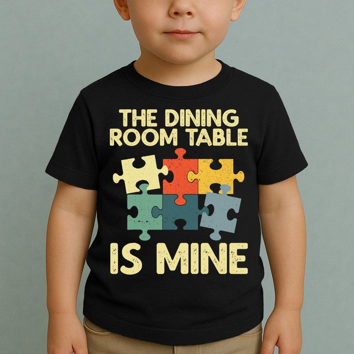 Funny Puzzle Design For Jigsaw Puzzle Lover Toddler T-Shirt