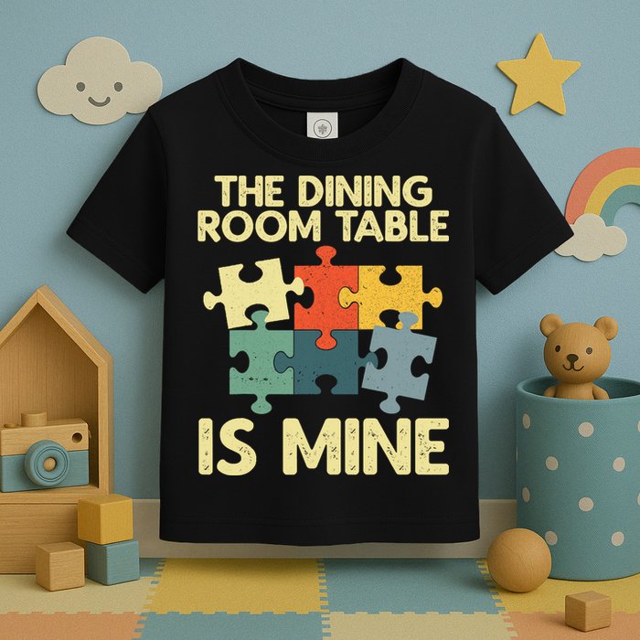 Funny Puzzle Design For Jigsaw Puzzle Lover Toddler T-Shirt