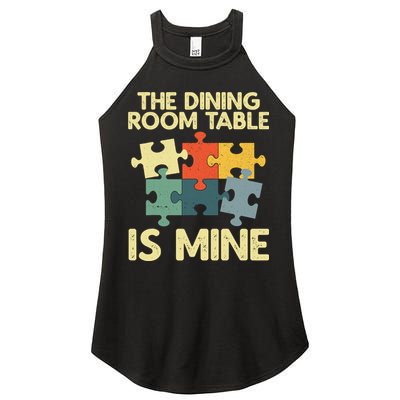 Funny Puzzle Design For Jigsaw Puzzle Lover Women's Perfect Tri Rocker Tank