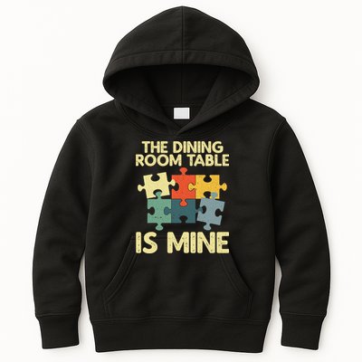 Funny Puzzle Design For Jigsaw Puzzle Lover Kids Hoodie