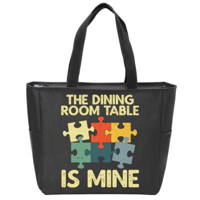 Funny Puzzle Design For Jigsaw Puzzle Lover Zip Tote Bag