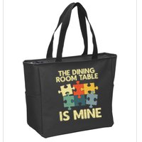 Funny Puzzle Design For Jigsaw Puzzle Lover Zip Tote Bag