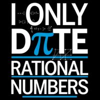 Funny Pi Day Math Pun I Only Date Rational Numbers Daily Commute Backpack