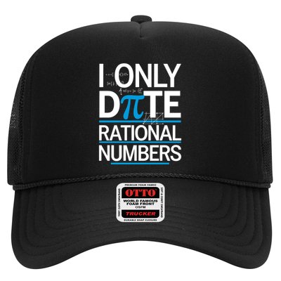Funny Pi Day Math Pun I Only Date Rational Numbers Trucker Hat