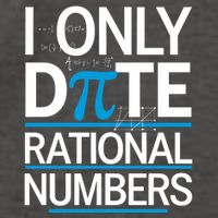 Funny Pi Day Math Pun I Only Date Rational Numbers Vector Backpack