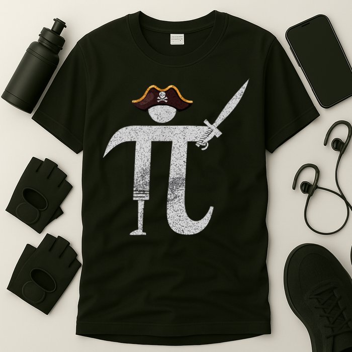 Funny Pi Day Pi Rate | Science & Math Teacher Happy Pi Day T-Shirt