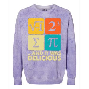 Funny Pi Day Math Pun Colorblast Crewneck Sweatshirt