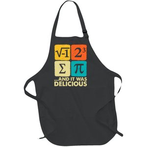 Funny Pi Day Math Pun Full-Length Apron With Pockets