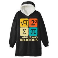 Funny Pi Day Math Pun Hooded Wearable Blanket