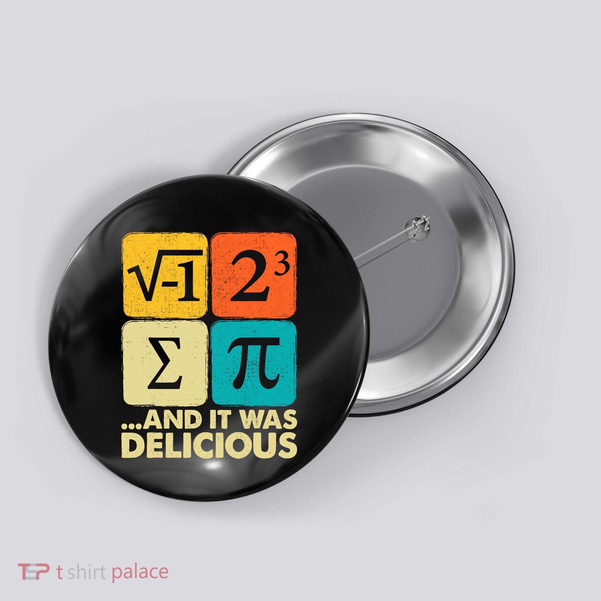 Funny Pi Day Math Pun Button