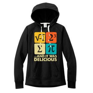 Funny Pi Day Math Pun Women's Fleece Hoodie