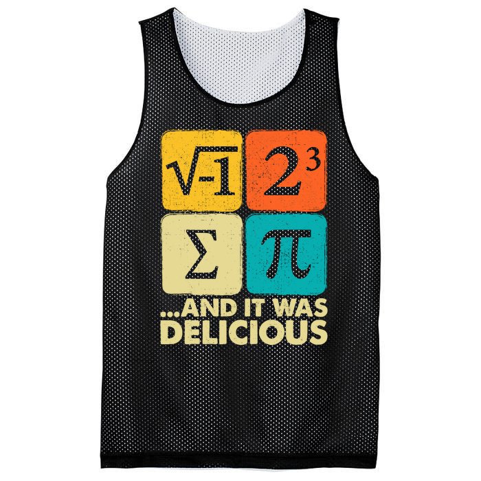 Funny Pi Day Math Pun Mesh Reversible Basketball Jersey Tank