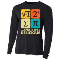 Funny Pi Day Math Pun Cooling Performance Long Sleeve Crew