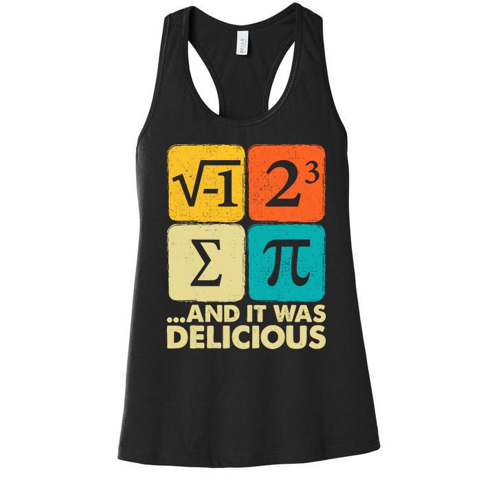 Funny Pi Day Math Pun Women's Racerback Tank