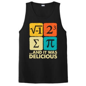 Funny Pi Day Math Pun PosiCharge Competitor Tank