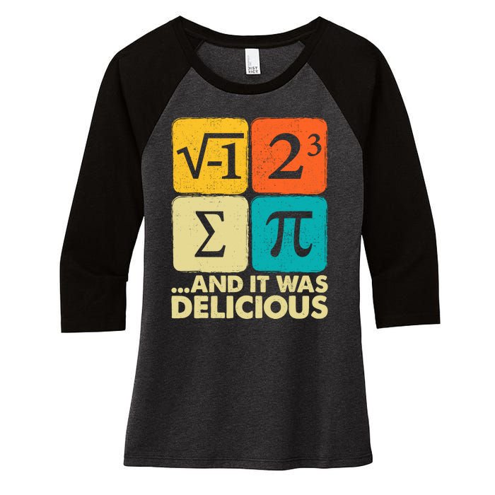 Funny Pi Day Math Pun Women's Tri-Blend 3/4-Sleeve Raglan Shirt