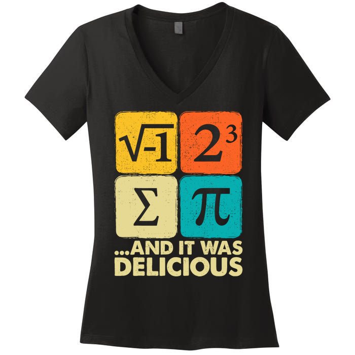 Funny Pi Day Math Pun Women's V-Neck T-Shirt