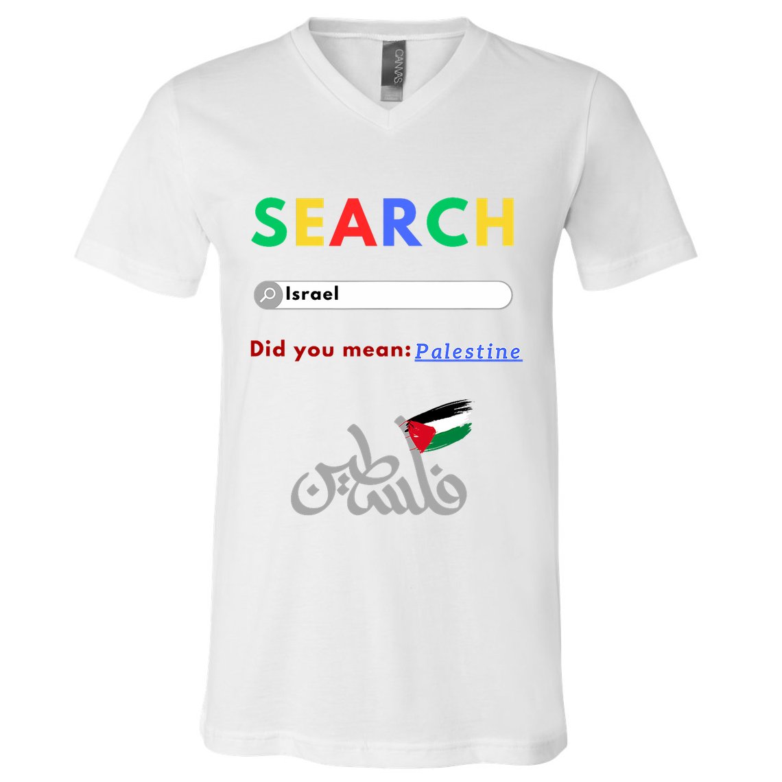 Free Palestine Did You Mean Palestine V-Neck T-Shirt