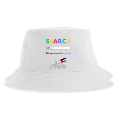 Free Palestine Did You Mean Palestine Sustainable Bucket Hat