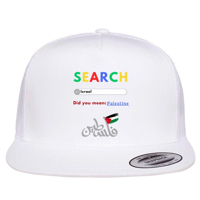 Free Palestine Did You Mean Palestine Flat Bill Trucker Hat