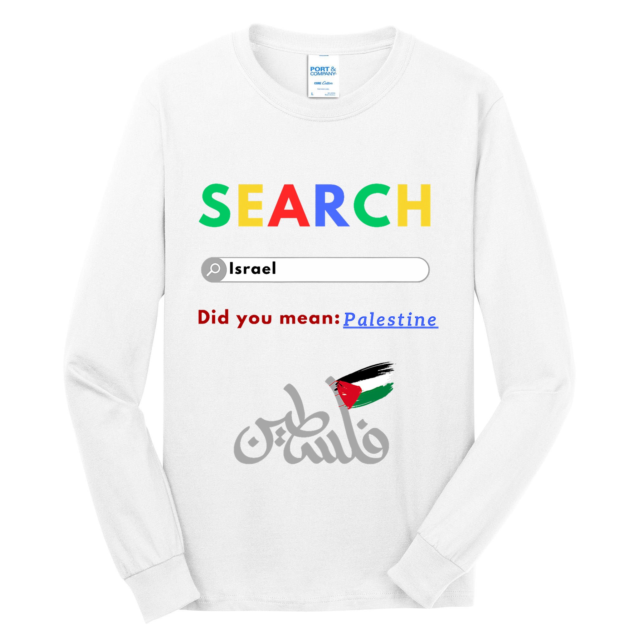 Free Palestine Did You Mean Palestine Tall Long Sleeve T-Shirt