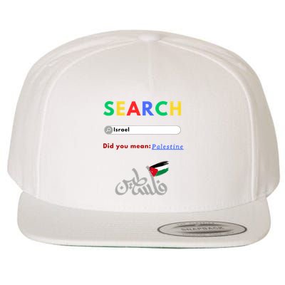 Free Palestine Did You Mean Palestine Wool Snapback Cap