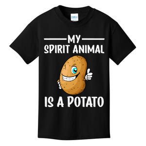 Funny Potato Design For Potatoes Lover Kids T-Shirt