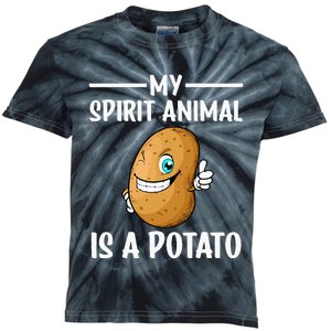 Funny Potato Design For Potatoes Lover Kids Tie-Dye T-Shirt