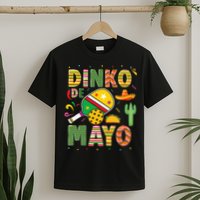 Funny Pickleball Dinko De Mayo Cinco De Mayo T-Shirt