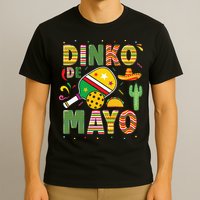 Funny Pickleball Dinko De Mayo Cinco De Mayo T-Shirt