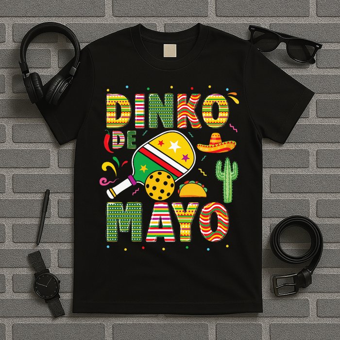 Funny Pickleball Dinko De Mayo Cinco De Mayo T-Shirt
