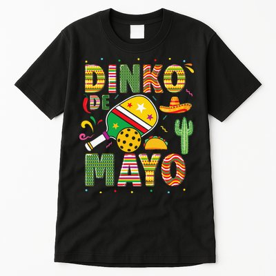 Funny Pickleball Dinko De Mayo Cinco De Mayo Tall T-Shirt
