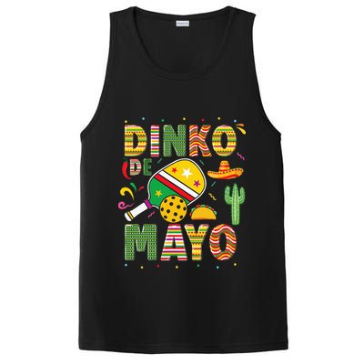 Funny Pickleball Dinko De Mayo Cinco De Mayo PosiCharge Competitor Tank