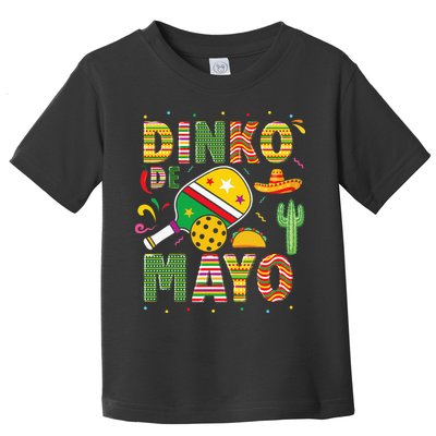 Funny Pickleball Dinko De Mayo Cinco De Mayo Toddler T-Shirt