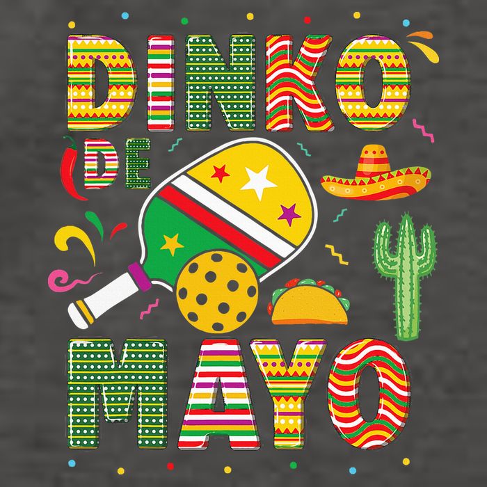 Funny Pickleball Dinko De Mayo Cinco De Mayo Vector Backpack