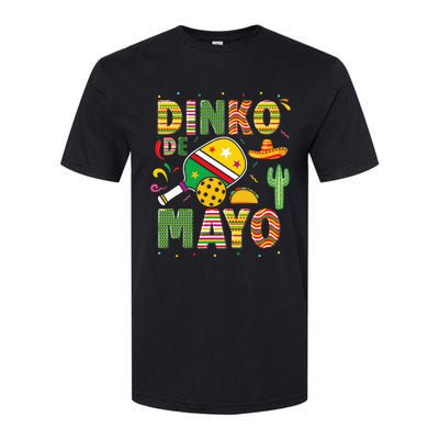 Funny Pickleball Dinko De Mayo Cinco De Mayo Softstyle® CVC T-Shirt