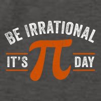 Funny Pi Day Math Science Be Irrational Vintage Pi Day 2025 Vector Backpack