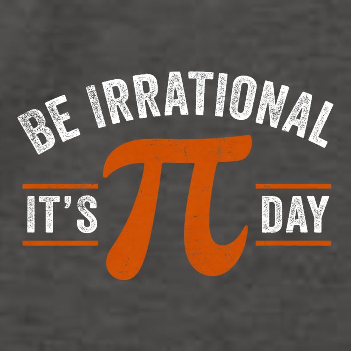 Funny Pi Day Math Science Be Irrational Vintage Pi Day 2025 Vector Backpack