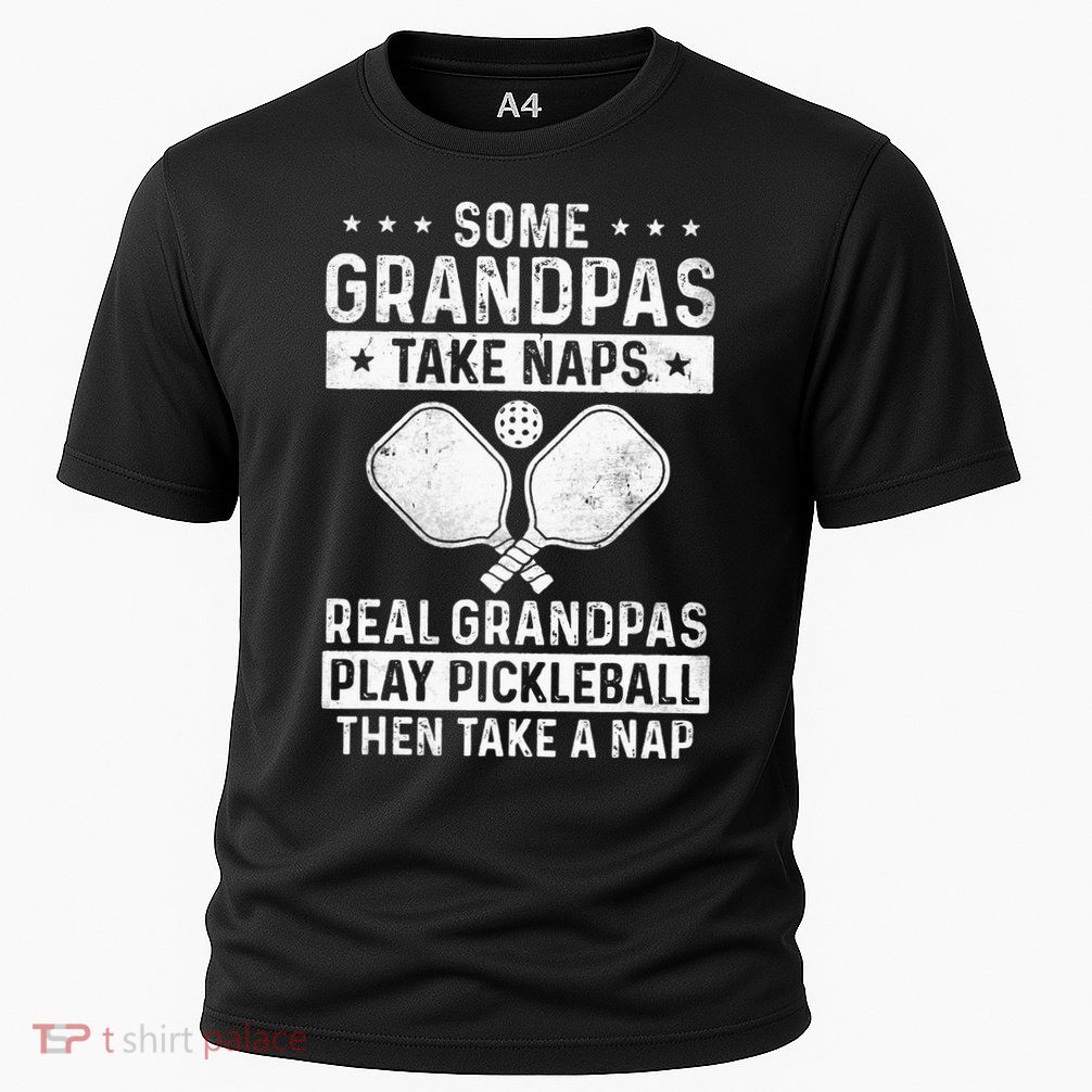 Funny Pickleball Design For Grandpa Pickleball Player Performance Shirt