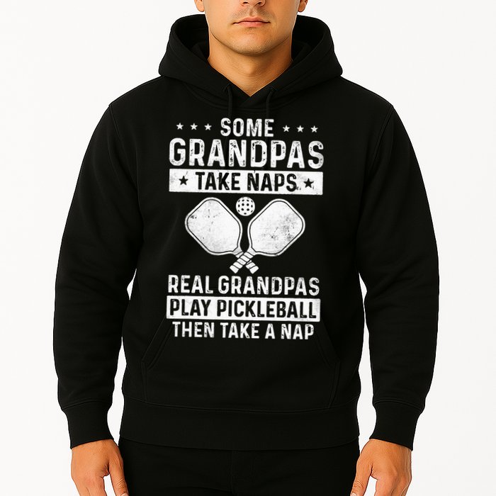 Funny Pickleball Design For Grandpa Pickleball Player Hoodie