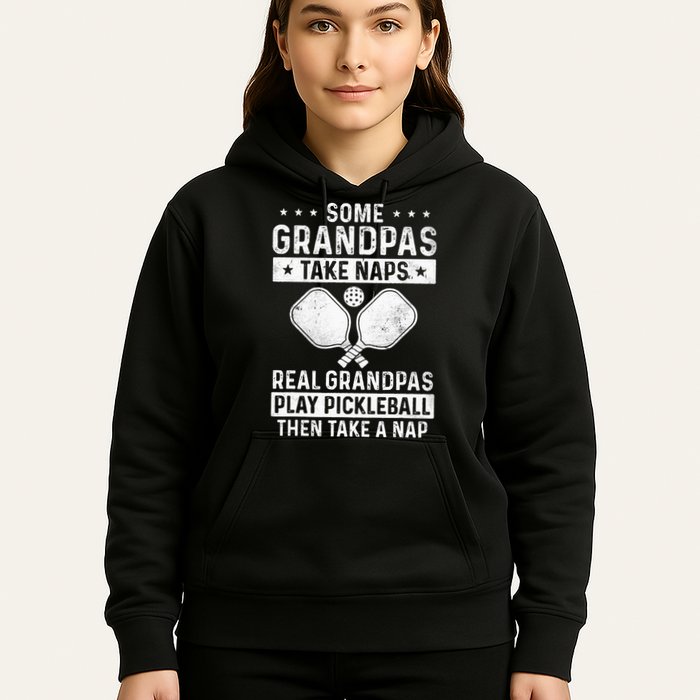 Funny Pickleball Design For Grandpa Pickleball Player Hoodie