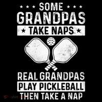 Funny Pickleball Design For Grandpa Pickleball Player Tall T-Shirt