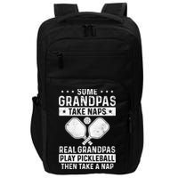 Funny Pickleball Design For Grandpa Pickleball Player Impact Tech Backpack