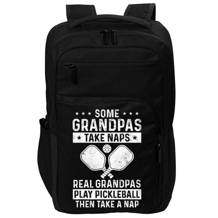 Funny Pickleball Design For Grandpa Pickleball Player Impact Tech Backpack