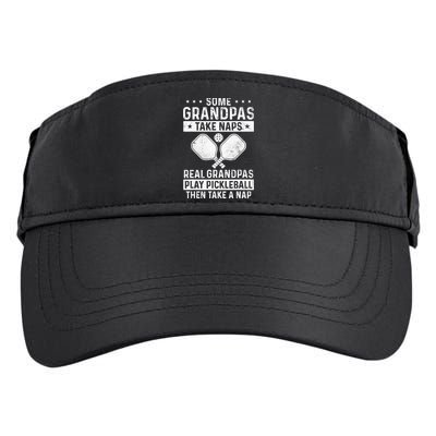 Funny Pickleball Design For Grandpa Pickleball Player Adult Drive Performance Visor