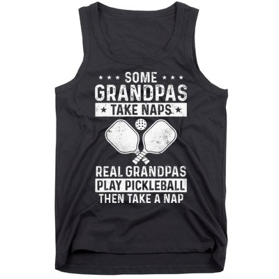 Funny Pickleball Design For Grandpa Pickleball Player Tank Top