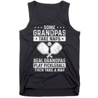 Funny Pickleball Design For Grandpa Pickleball Player Tank Top